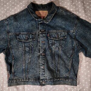 🔥 Vintage Levi’s Acid Wash Denim Trucker Jacket - XL - 80s/90s Style 🔥
